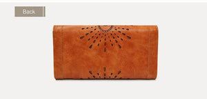 Planet Gates Retro Wallet Female Purse PU Leather handbag practical Women wallets and purses Vintage Long Wallets