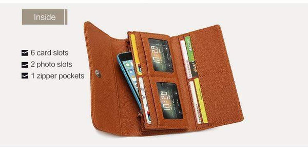 Planet Gates Retro Wallet Female Purse PU Leather handbag practical Women wallets and purses Vintage Long Wallets