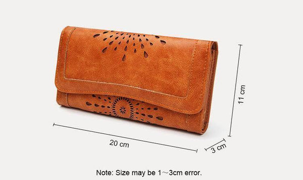 Planet Gates Retro Wallet Female Purse PU Leather handbag practical Women wallets and purses Vintage Long Wallets