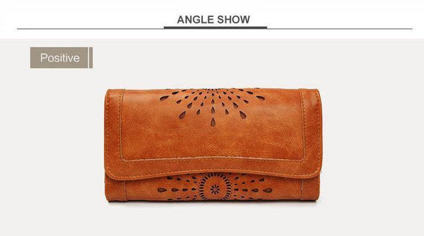 Planet Gates Retro Wallet Female Purse PU Leather handbag practical Women wallets and purses Vintage Long Wallets