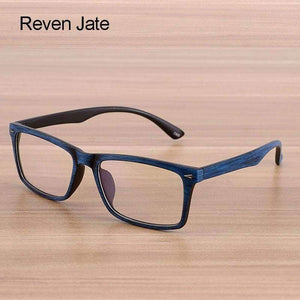 Planet Gates Reven Glasses Men and Women Unisex Wooden Pattern Fashion Retro Optical Spectacle Eyeglasses Glasses Frame Vintage Eyewear