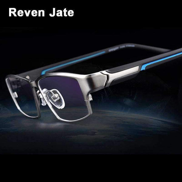 Planet Gates Reven Jate EJ267 Fashion Men Eyeglasses Frame Ultra Light-weighted Flexible IP Electronic Plating Metal Material Rim Glasses