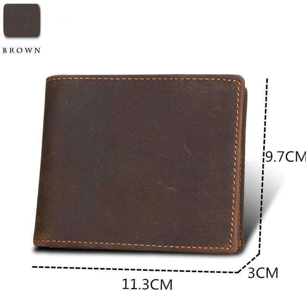 Planet Gates RFID Blocking Men Wallets Vintage Cow Genuine Leather Wallet Male Handmade Custom Dollar Price Coin Purse Short Wallet carteira