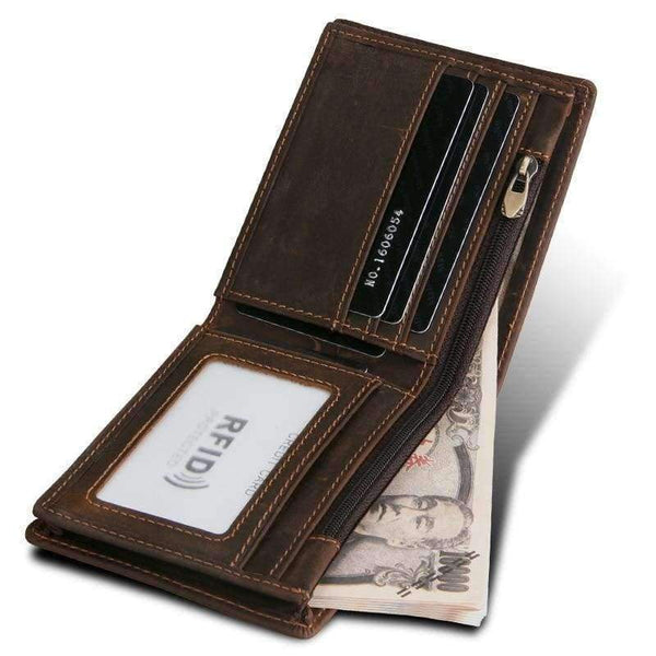 Planet Gates RFID Blocking Men Wallets Vintage Cow Genuine Leather Wallet Male Handmade Custom Dollar Price Coin Purse Short Wallet carteira