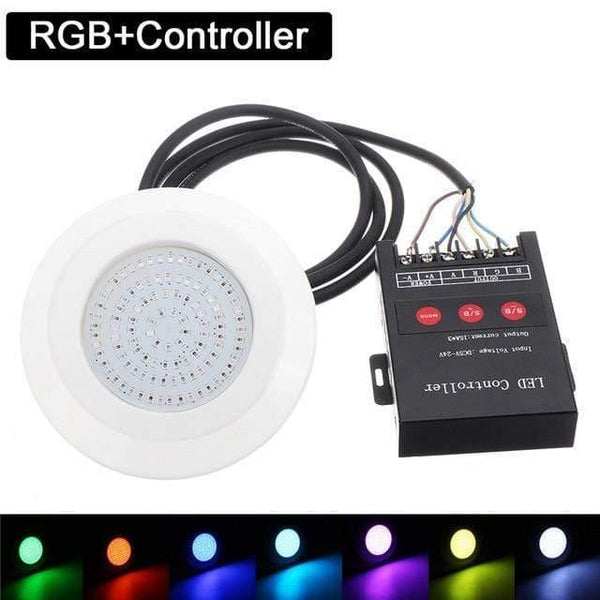 DC 12V 108 LED Swimming Pool Light with Remote Controller Waterproof IP68 RGB Submersible Light Underwater Night Lamp Outdoor