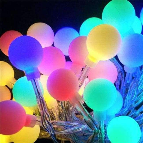 Planet Gates RGB / AU plug YIYANG 10M 100leds LED Rope 110V 220V Multicolor Ball String Lights Party and Events Wedding Christmas Garlands Holiday Lights