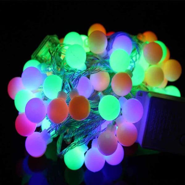 Planet Gates RGB YINGTOUMAN 10m 80led String Lights AC200V Ball Lighting Holiday Decoration Lamp Festival Christmas Light