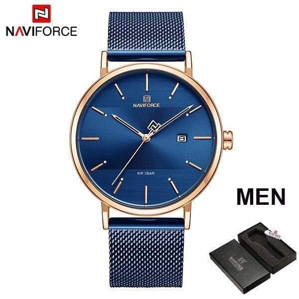 Planet Gates RGBE-MEN BOX Lover's Watches for Men and Women Fashion Simple Quartz Wristwatch waterproof Date Clock Luxury Couple Watch gift 2019