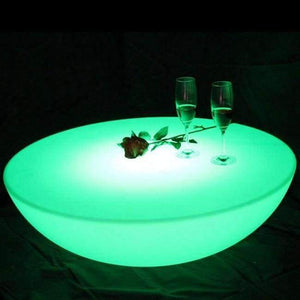 Planet Gates RGBW Rechargeable Club Led Illuminated Coffee Table Light Furnitures Factory Offer SK-LF17 (D91*H22cm) 1pc