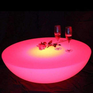 Planet Gates RGBW Rechargeable Club Led Illuminated Coffee Table Light Furnitures Factory Offer SK-LF17 (D91*H22cm) 1pc