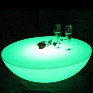 Planet Gates RGBW Rechargeable Club Led Illuminated Coffee Table Light Furnitures Factory Offer SK-LF17 (D91*H22cm) 1pc