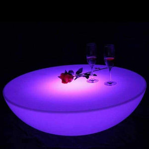 Planet Gates RGBW Rechargeable Club Led Illuminated Coffee Table Light Furnitures Factory Offer SK-LF17 (D91*H22cm) 1pc