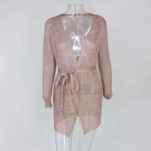 Planet Gates Rgold / L Women Dress 2018 New White Sexy Deep V-neck Summer Beach Party Mesh Dress Sequins Beach Dresses Dropship