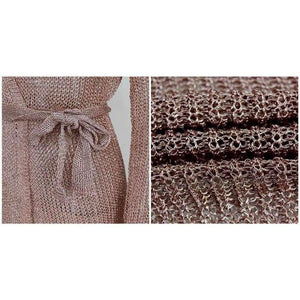 Planet Gates Rgold / S Stretchable women summer sexy beach dress hollow out casual dresses party evening elegant knitted dress vestidos