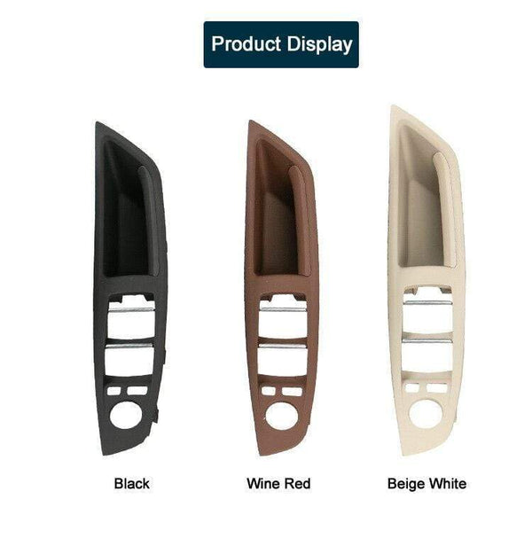 Planet Gates RHD Car Door Window Panel Handle Pull Trim Cover Front Left For BMW 5 Series F10 F11 F18 51417225873 2011-2017 Right Hand Drive