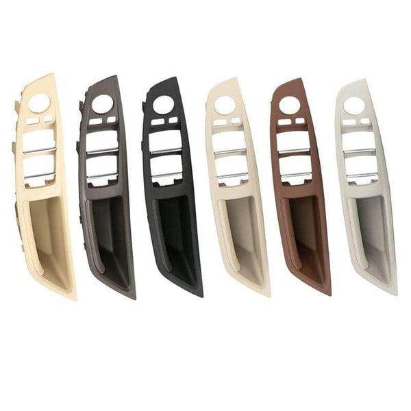 Planet Gates RHD Car Door Window Panel Handle Pull Trim Cover Front Left For BMW 5 Series F10 F11 F18 51417225873 2011-2017 Right Hand Drive