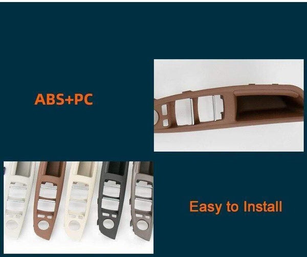 Planet Gates RHD Car Door Window Panel Handle Pull Trim Cover Front Left For BMW 5 Series F10 F11 F18 51417225873 2011-2017 Right Hand Drive