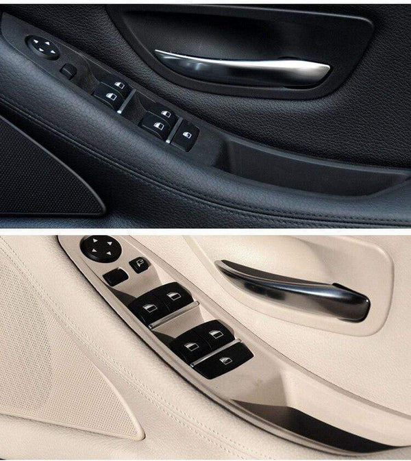 Planet Gates RHD Car Door Window Panel Handle Pull Trim Cover Front Left For BMW 5 Series F10 F11 F18 51417225873 2011-2017 Right Hand Drive
