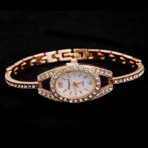 Planet Gates Rhinestone Rose Gold Watches Women Stainless Steel Bracelet Diamante Quartz Watch Women Dress Watches female hours