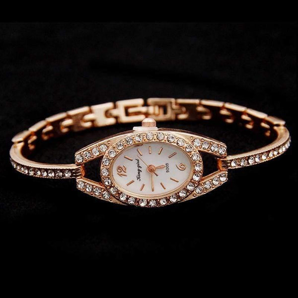 Planet Gates Rhinestone Rose Gold Watches Women Stainless Steel Bracelet Diamante Quartz Watch Women Dress Watches female hours
