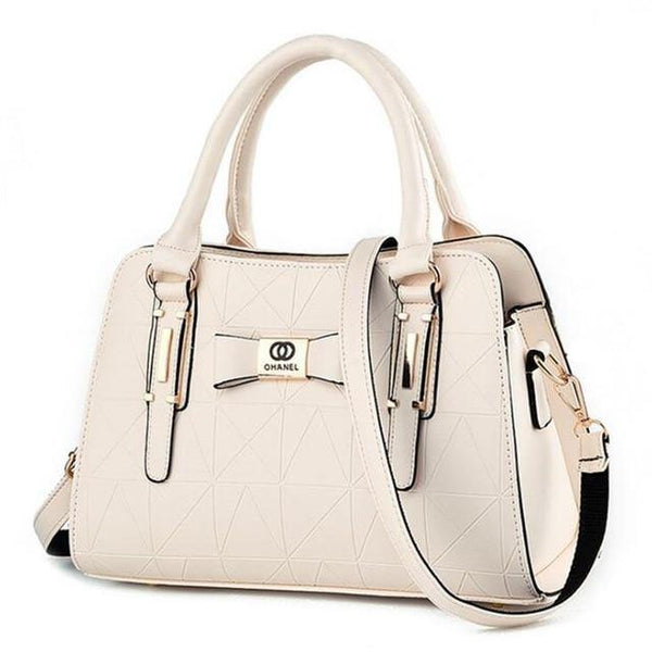 Planet Gates Rice white / 32CMX13CMX23CM Luxury Women Handbag PU Leather Shoulder Bags Lady Large Capacity Crossbody Hand Bag Sac A Main
