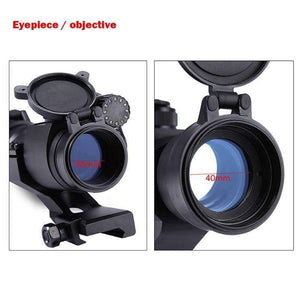 Planet Gates Riflescopes 32mm M2 Sighting Telescope Laser Gun Sight with Reflex Red Green Dot Scope for Picatinny Rail Hunting Tools
