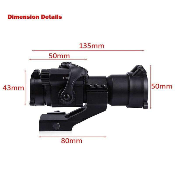 Planet Gates Riflescopes 32mm M2 Sighting Telescope Laser Gun Sight with Reflex Red Green Dot Scope for Picatinny Rail Hunting Tools
