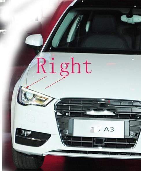 Planet Gates right Front headlights headlights glass mask lamp cover transparent shell lamp  masks For Audi A3 2013-2016
