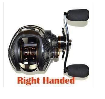 Planet Gates right hand Double Brake Baitcasting Reel 17BB+1RB Fishing Gear Water Drop Wheel 7.0:1 Ratio Bait Casting Fishing Reel Lure Reel