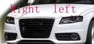 Planet Gates Right left Front headlights headlights glass mask lamp cover transparent shell lamp  masks For Audi A4 B8 2008-2012 Free shipping 2 PCS