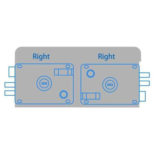 Planet Gates Right NAIERDI-9331 Exterior Door Locks Security Anti-theft Lock Multiple Insurance Lock Iron Gate Door Lock For Furniture Hardware