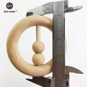 Puzzle Toys Intellectual Of Children Montessori Toys Set Nursing Wooden Wooden Rattles Baby Fun And Interesting Toys - Ring