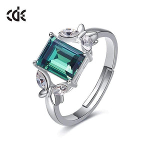 Planet Gates Rings Embellished with crystals from Swarovski Adjustable Butterfly Ring Insect Crystal Jewellery Ringen Wedding Bands