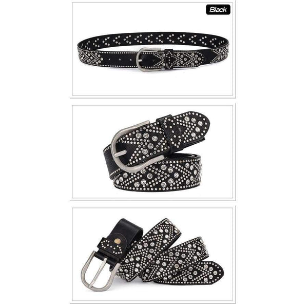 Planet Gates Rivet Vintage Luxury Designer Punk Set Auger Belts Women High Quality Female Genuine Real Leather Waist Handmade Strap for Jeans