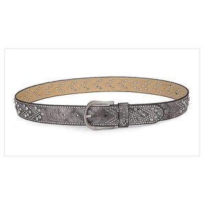 Planet Gates Rivet Vintage Luxury Designer Punk Set Auger Belts Women High Quality Female Genuine Real Leather Waist Handmade Strap for Jeans