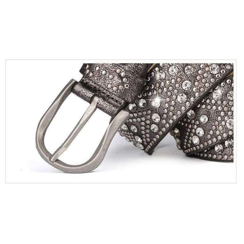 Planet Gates Rivet Vintage Luxury Designer Punk Set Auger Belts Women High Quality Female Genuine Real Leather Waist Handmade Strap for Jeans