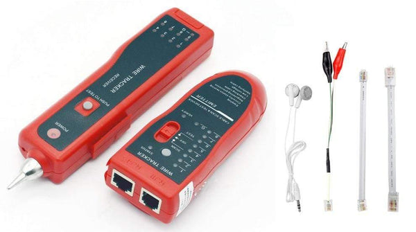 RJ11 RJ45 Cat5 Cat6 Telephone Wire Tracker Tracer Toner Ethernet LAN Network Cable Tester Detector Line Finder JW-360