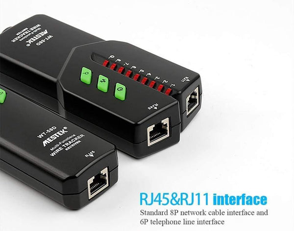 RJ11 RJ45 No Interference Telephone Wire Tracker Tracer Toner Ethernet Lan Network Cable Tester NVC Detector Line Finder