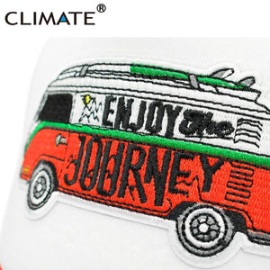 Planet Gates Road Trip Cap Enjoy Drive Tour Trucker Cap Car Journey Vacation Mesh Cap Hip Hop Summer Hat Caps for Men Family Journey