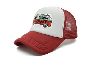 Planet Gates Road Trip Cap Enjoy Drive Tour Trucker Cap Car Journey Vacation Mesh Cap Hip Hop Summer Hat Caps for Men Family Journey