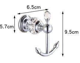 Planet Gates robe hook Solid Brass Chrome Finish Bathroom Accessories Set,Robe Hook,Paper Holder,Towel Bar,Soap Basket,bathroom Sets,