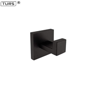 Planet Gates Robe Hook Stainless Steel Bathroom Hardware Set Black Matte Paper Holder Toothbrush Holder Towel Bar Bathroom Accessories