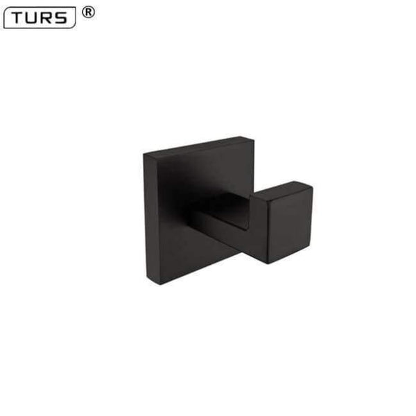 Planet Gates Robe Hook SUS 304 Stainless Steel Bathroom Hardware Set Black Matte Paper Holder Toothbrush Holder Towel Bar Bathroom Accessories