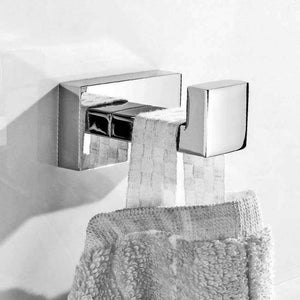 Planet Gates Robe Hook SUS304 Stainless Steel Bathroom Hardware Set Chrome Mirror Polished Toilet Paper Holder Robe Hook Towel Bar Bathroom Accessories