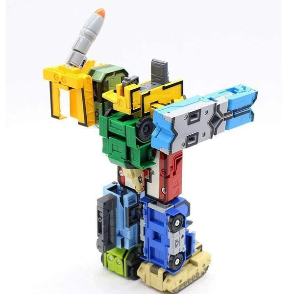 Planet Gates Robot Bricks 10 in 1 Creative Assembling Educational Action Figures Transformer Number Building Block Model Kids Toys gift