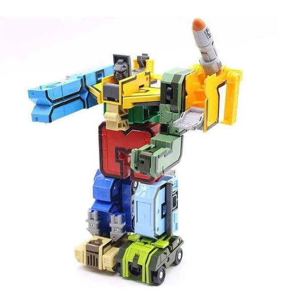 Planet Gates Robot Bricks 10 in 1 Creative Assembling Educational Action Figures Transformer Number Building Block Model Kids Toys gift
