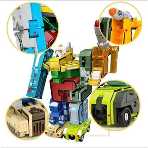 Planet Gates Robot Bricks 10 in 1 Creative Assembling Educational Action Figures Transformer Number Building Block Model Kids Toys gift