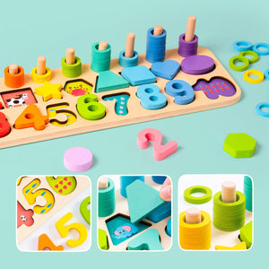 Planet Gates Robotime Wooden Montessori Educational Toys Gift For Children Kids Early Learning Shape Sorting Game Match Board