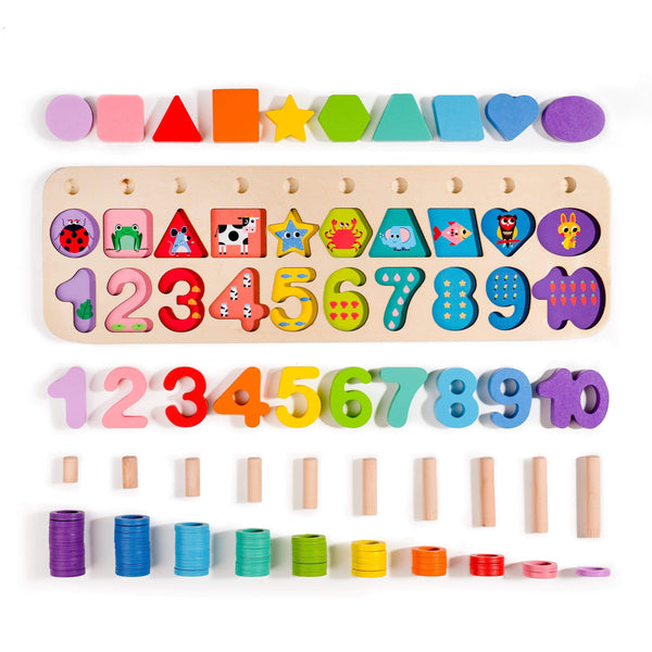 Planet Gates Robotime Wooden Montessori Educational Toys Gift For Children Kids Early Learning Shape Sorting Game Match Board