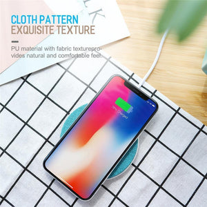 Planet Gates ROCK 10W Qi Wireless Charger for iPhone XS X XR XS MAX 8 Fast wireless Phone charger for Samsung Galaxy S9/8 Note 9 charging pad